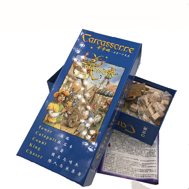 Carcassonne 5-in-1 Board Game: Expand Your Playtime Fun - Family Party Edition