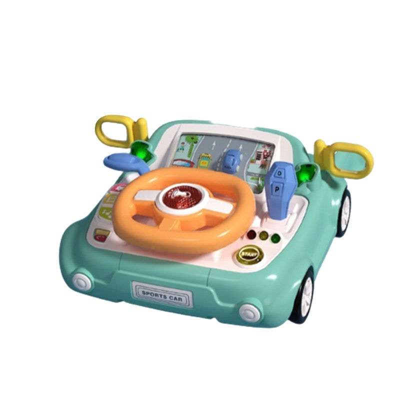 Explorative Play: Toddler's Learning Driving Steering Wheel Toy
