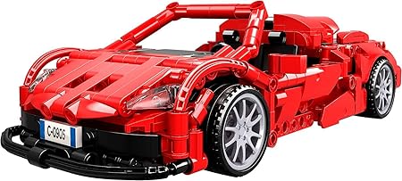 Red Sports Car building set 441 Pcs