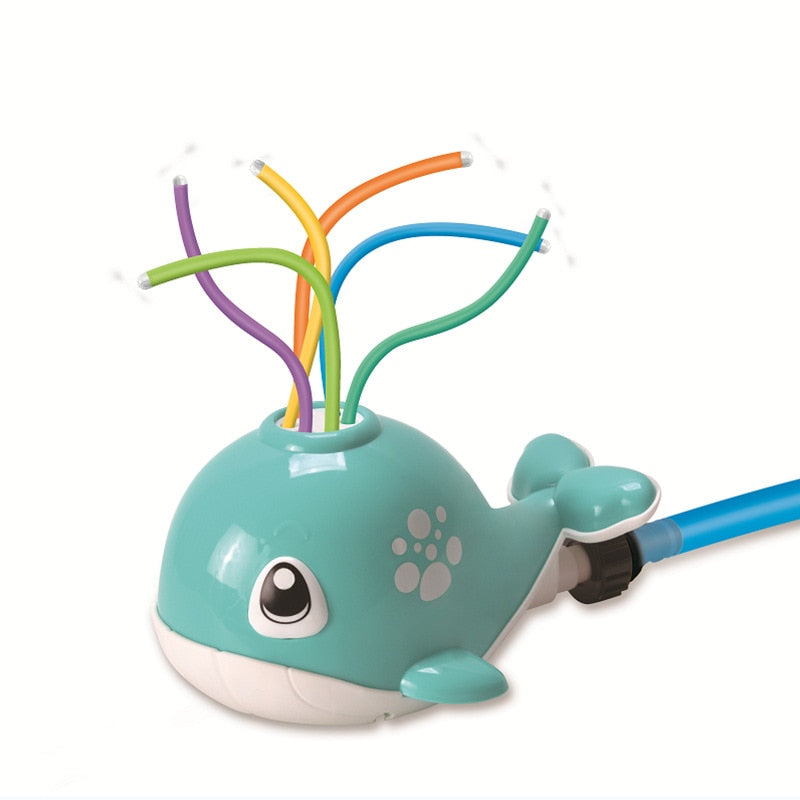 Interactive Water Spray Toy for Kids - Octopus/Whale Sprinkler