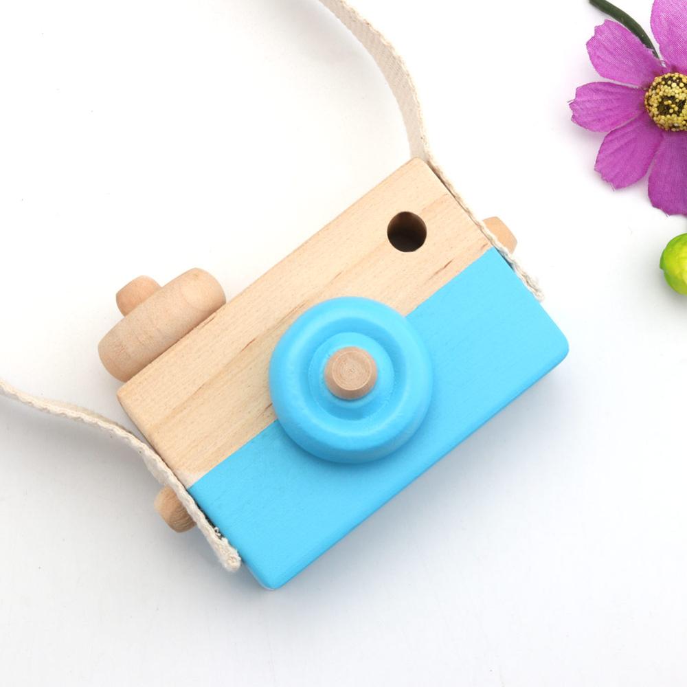 Camera Cute Nordic Hanging Wooden Camera Toys Kids 9.5*6*3cm