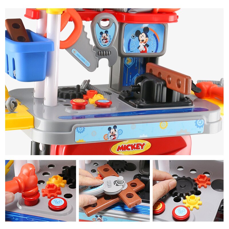 Disney Play House Simulation Toolbox Set - Repair Tools Toy for Kids