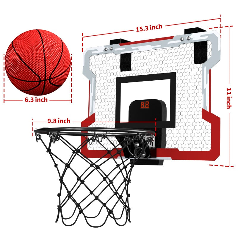 Foldable Basketball Stand for Kids: Portable and Adjustable Sports Toy