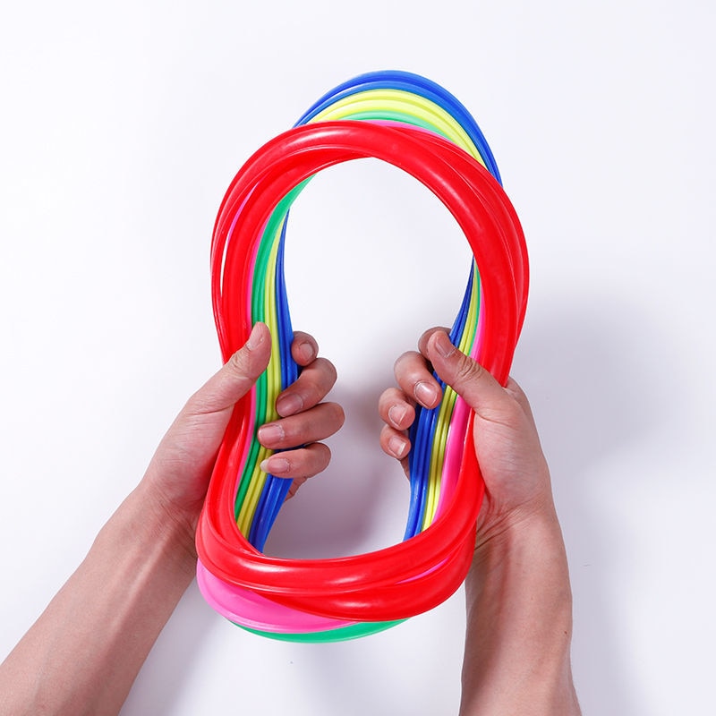 5 pcs Sport Jump Ring Set Game - Fun Hoop Tossing Activity with 10 Hoops and Connectors