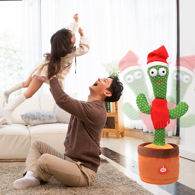 Cute Talking & Dancing Cactus Doll - Interactive Musical Toy