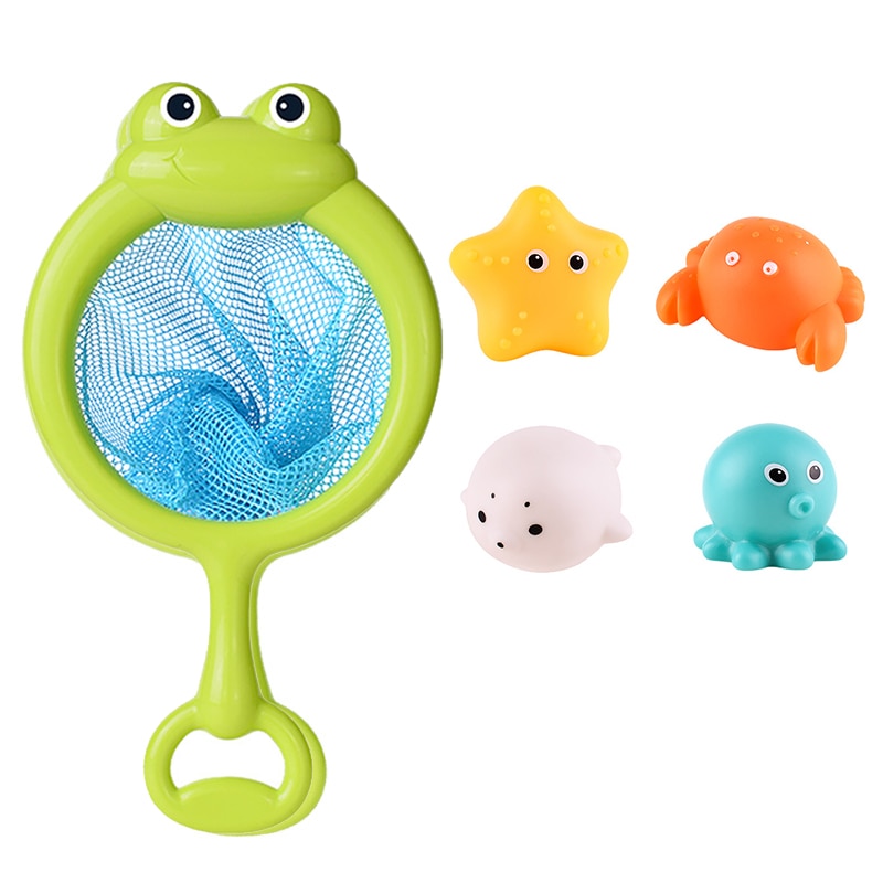 4 pcs Luminous Animal Bath Toys: Fun Companions for Bath Time