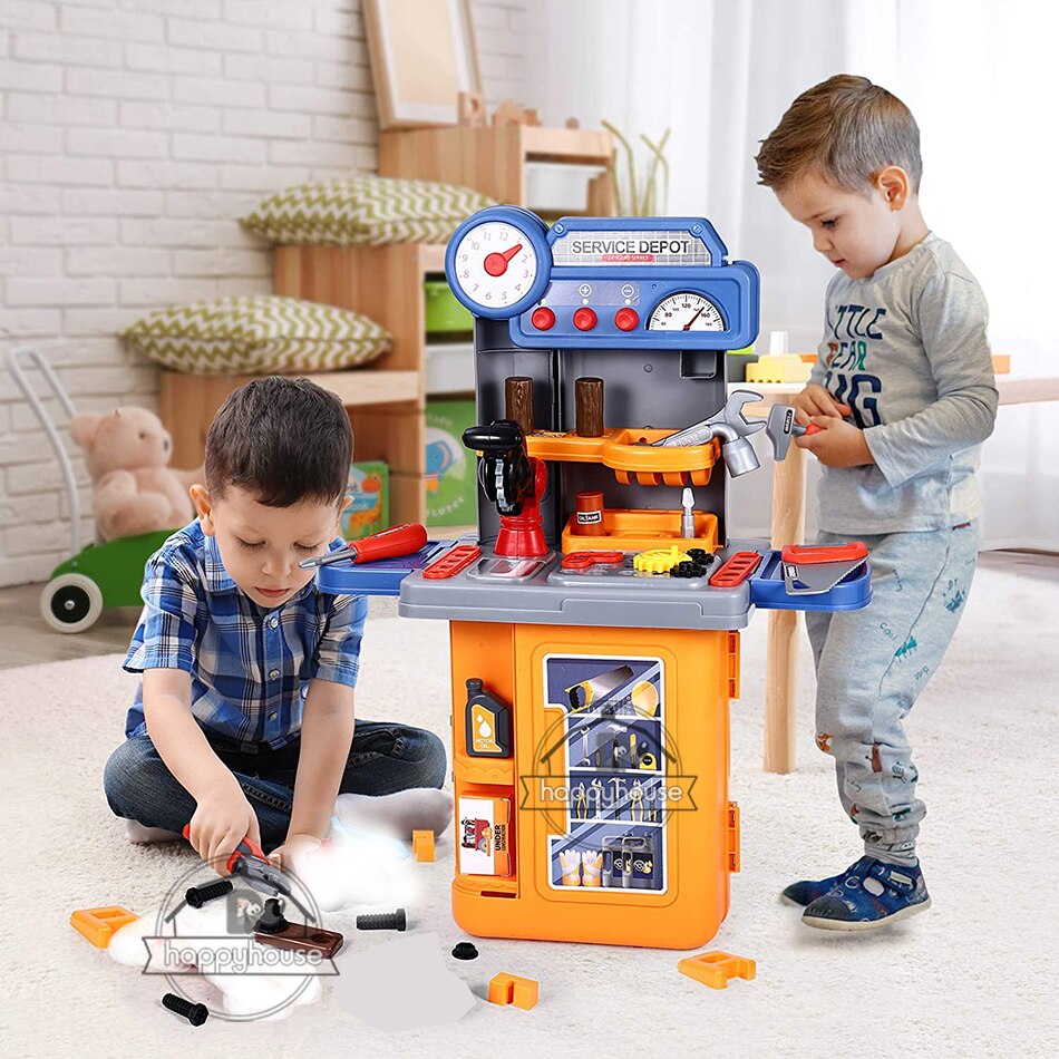 Repair Tool Box Kit Toys - Interactive Playset for Young Builders