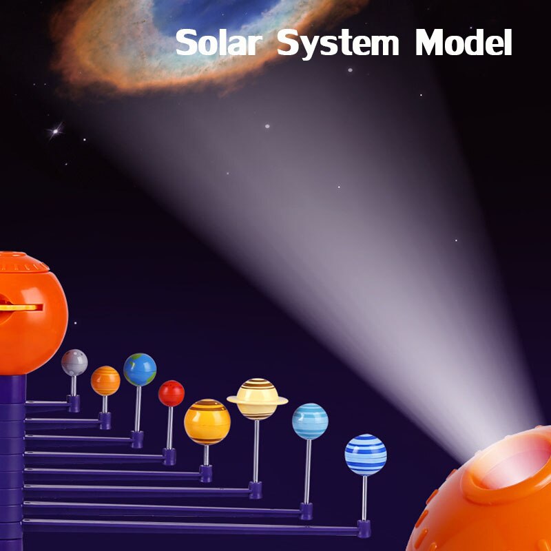 Montessori Solar System Space Projector - Kids' Educational Toy