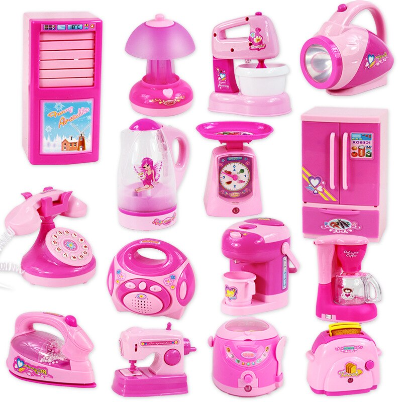 Mini Household Appliances Play Set for Kids