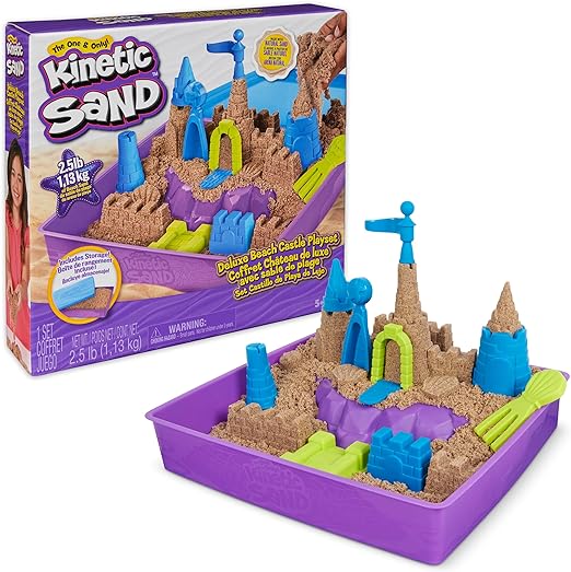 Deluxe Beach Castle Playset with 2.5lbs of Beach Sand