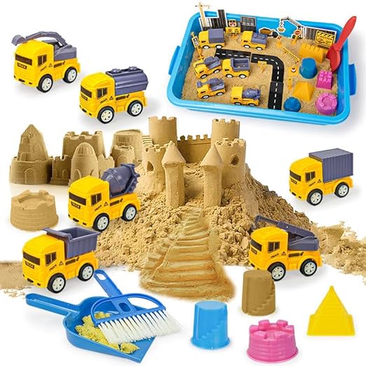 Kids Construction Kit Play Sand Set