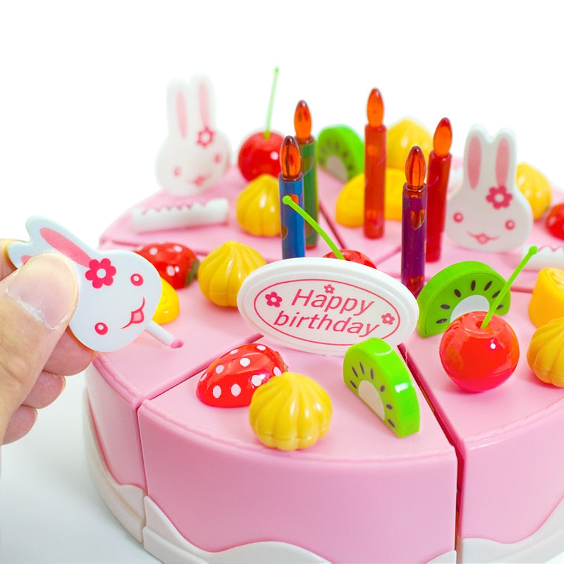 38 pcs DIY Miniature Food Simulation Kitchen Toy - Create Delicious Cakes!