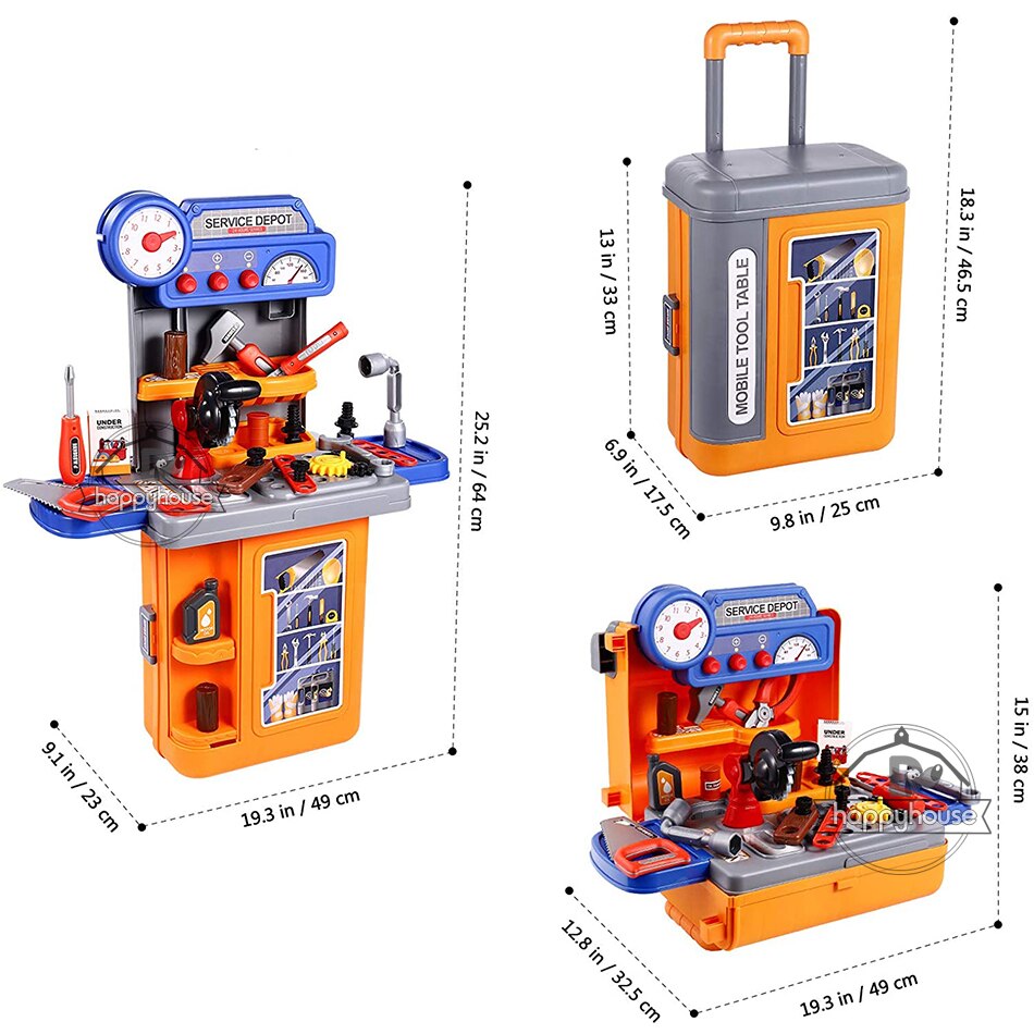 Repair Tool Box Kit Toys - Interactive Playset for Young Builders