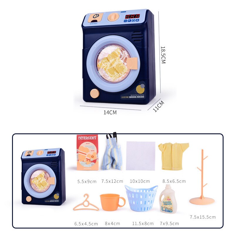 Cleaning Simulation Washing Machine Toy for Kids & Children