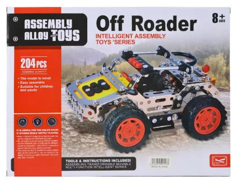 Off-Roader Intelligent Assembly Toys - 204-Piece Set for Kids
