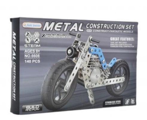 Metal Motorcycle Constructor Toys
