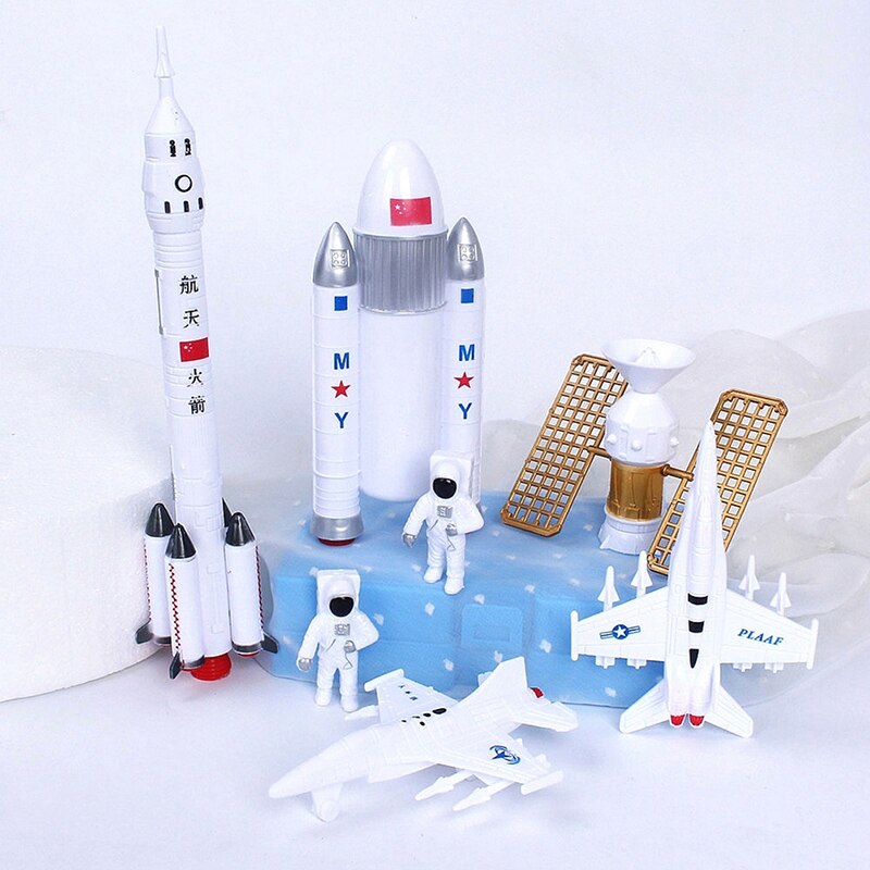 Rocket Toy Series - Space Rocket and Plane Set