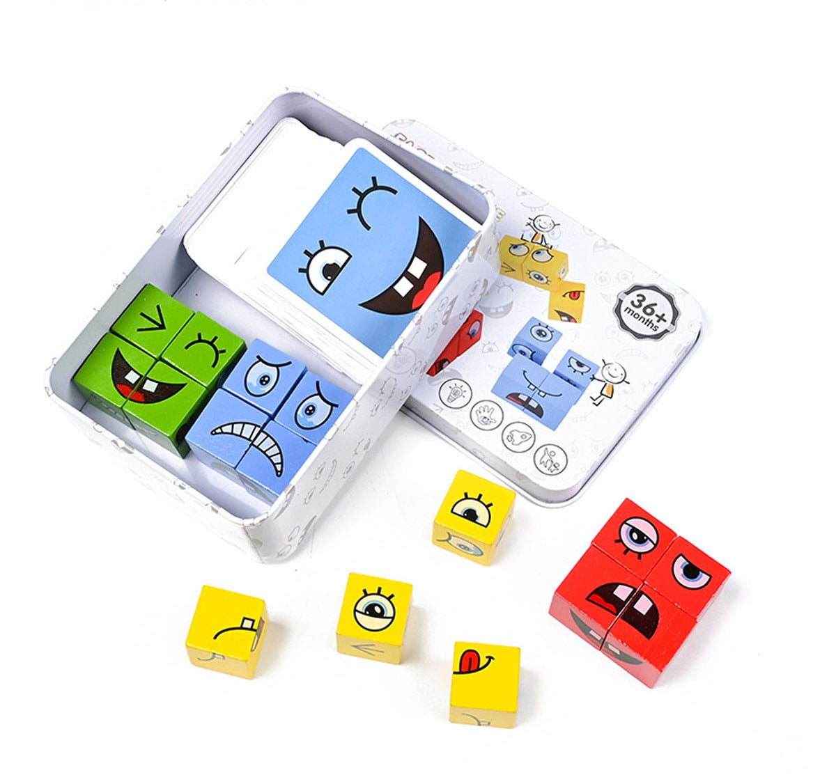 Cube Face Changing Puzzles: Building Blocks for Endless Fun