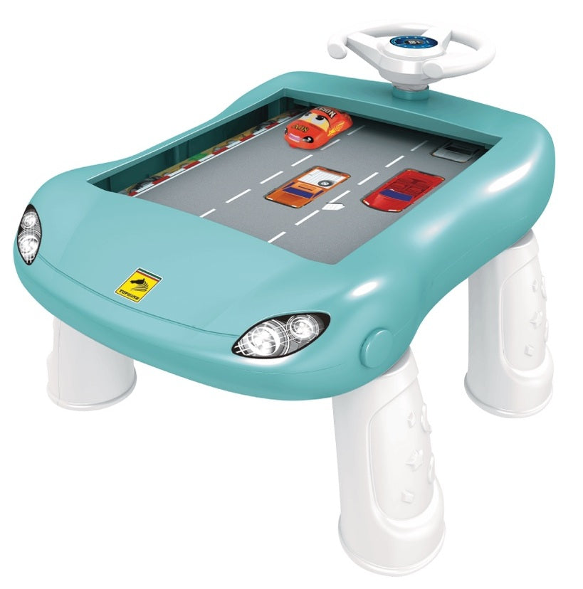 Simulated Steering Wheel Table with Light & Sounds