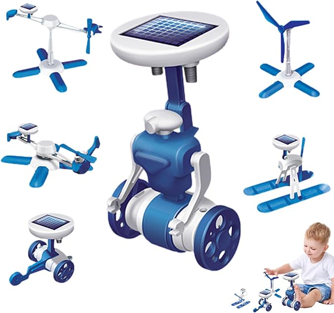 Solar Robot Toys 6 in 1