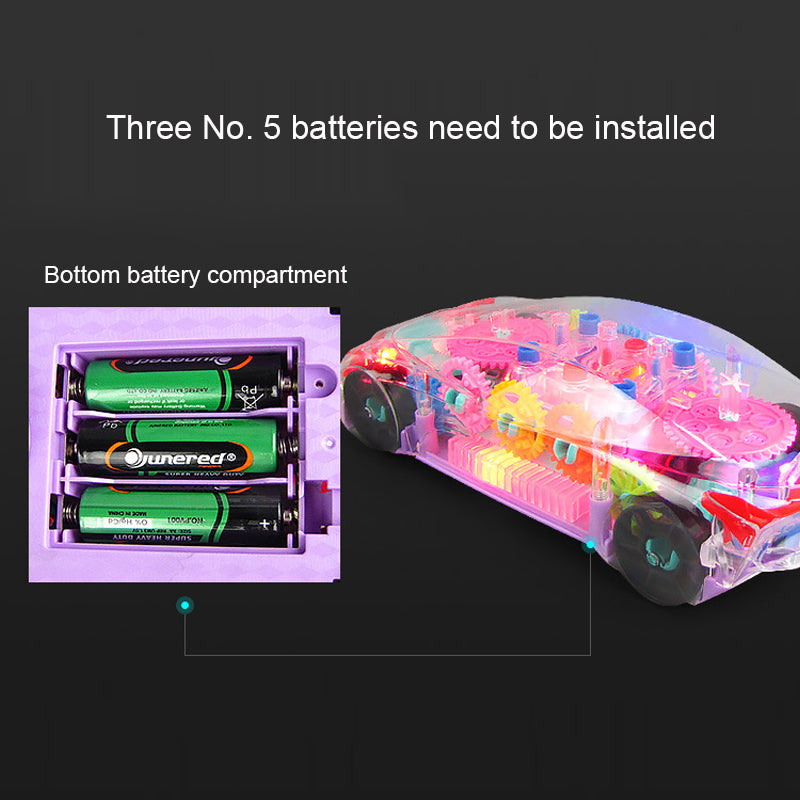 Flash and Race: LED Music Electric Racing Car Toy for Kids