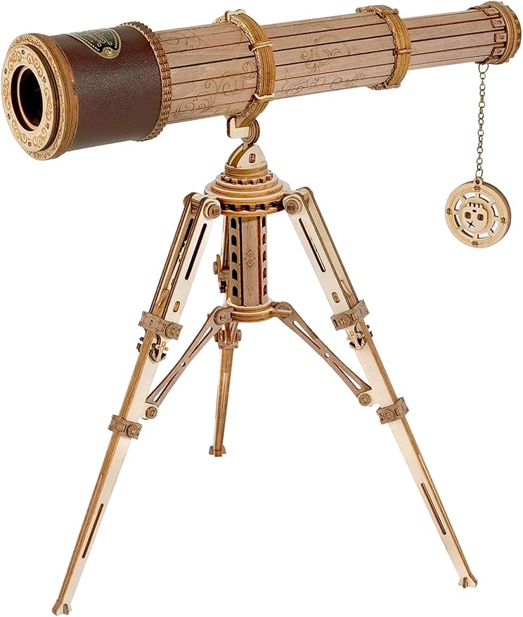 Telescope Wooden Model Building Kits 314 Pcs