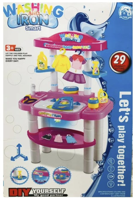 Toy Washing & Iron Set 29 Pcs