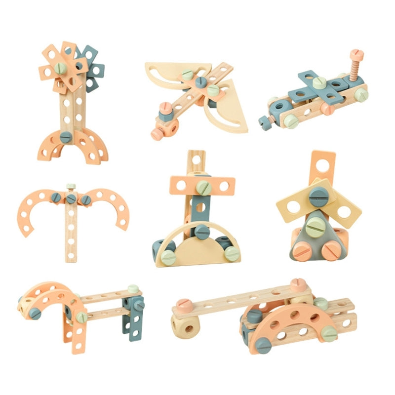 DIY Multifunctional Nut Disassembly Educational Toy for Children