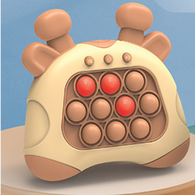 Relaxing Push Puzzle: LED Electronic Stress Relief Toy with Quick Push Button