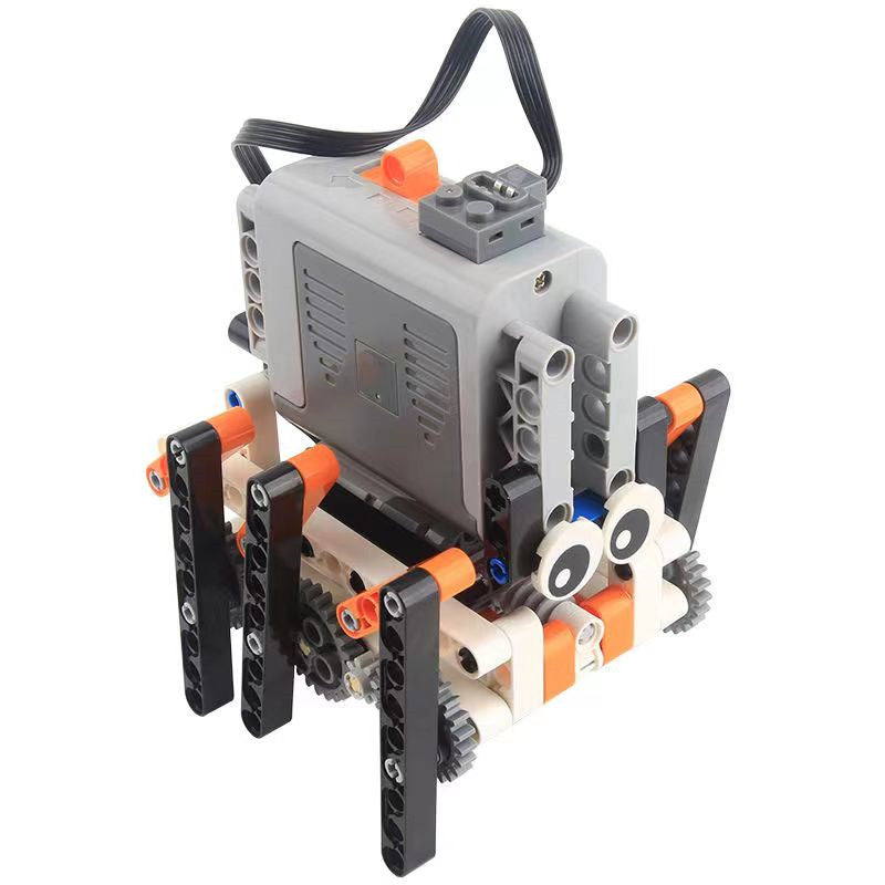 Kawaii Bionic Spider Walking Robot - DIY Building Block Toy for Kids