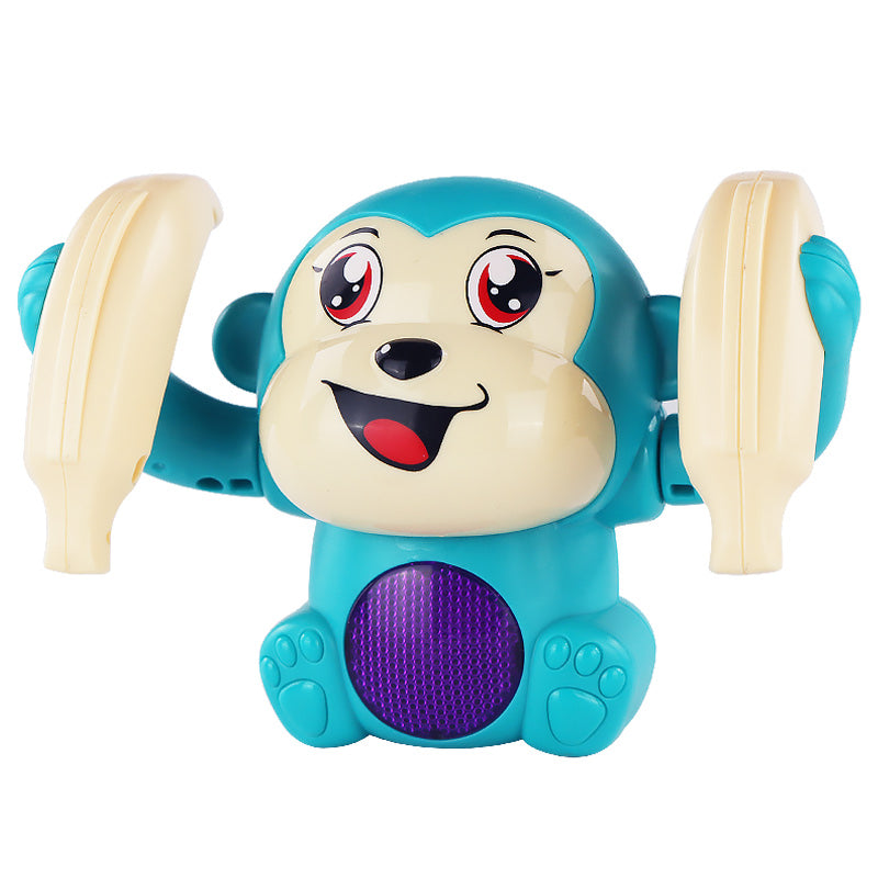 Tumbling Monkey Adventure: Electric Baby Toy with Light and Music