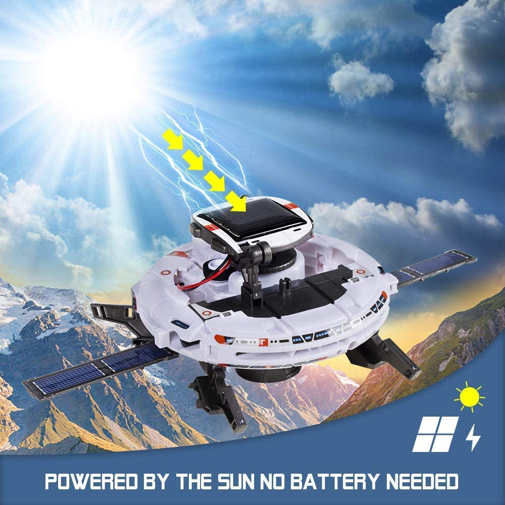 6-in-1 Space Fleet Solar Robot Kit: Build, Learn, and Explore!
