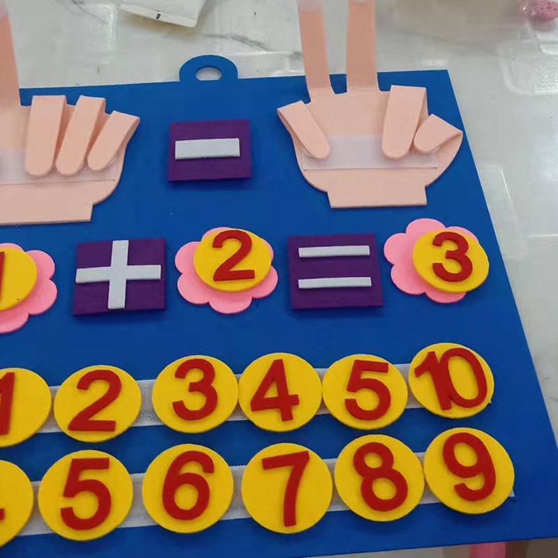 Montessori Finger Numbers Math Toy for Kids