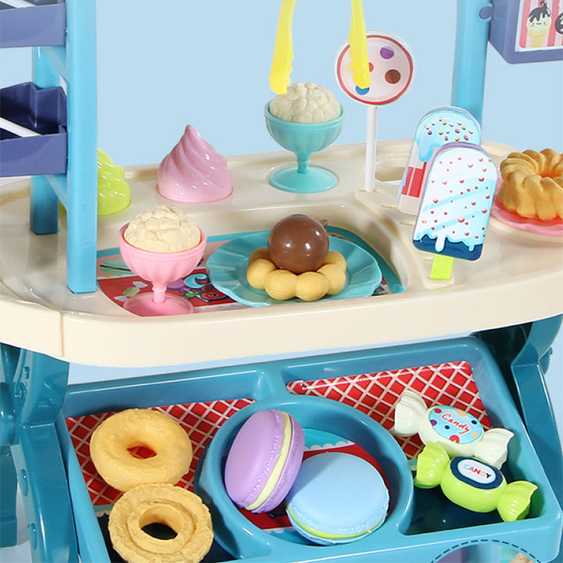 Sweet Treats Galore: Children's Simulated Candy Trolley Cart Toy