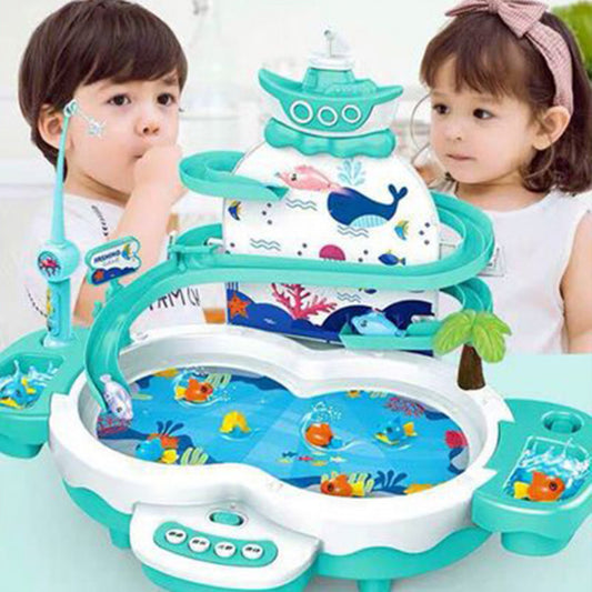 Magical Fishing Adventure: Interactive Music and Lighting Toy Set for Kids