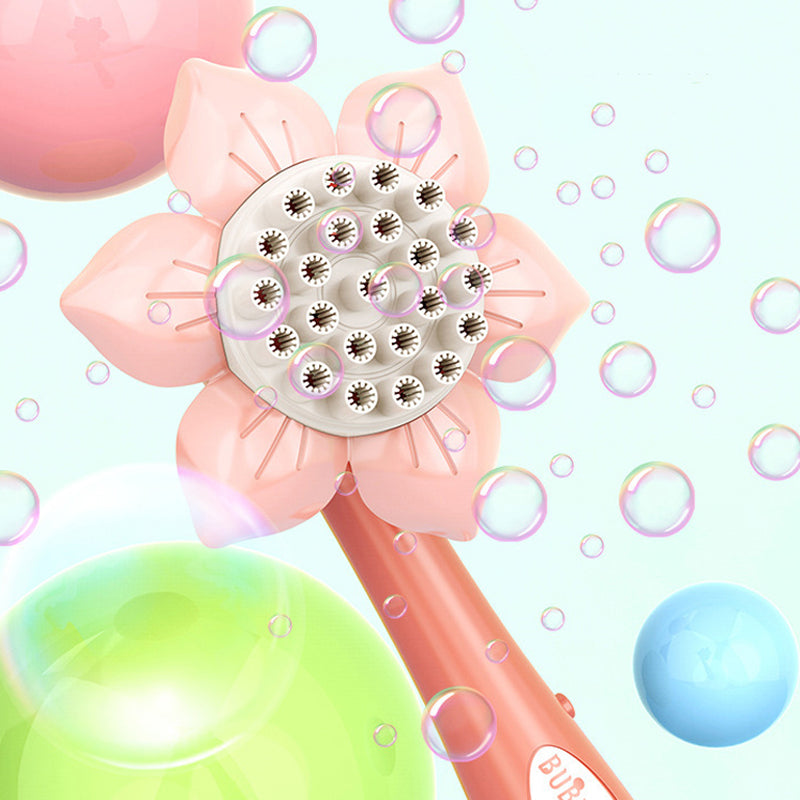 Summer Fun Bubble Gun Toy: 23-Hole Bubbles Machine