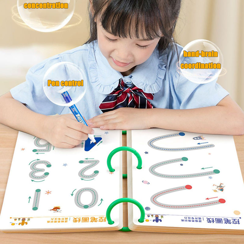 Montessori Educational Drawing and Math Match Game Set for Toddlers