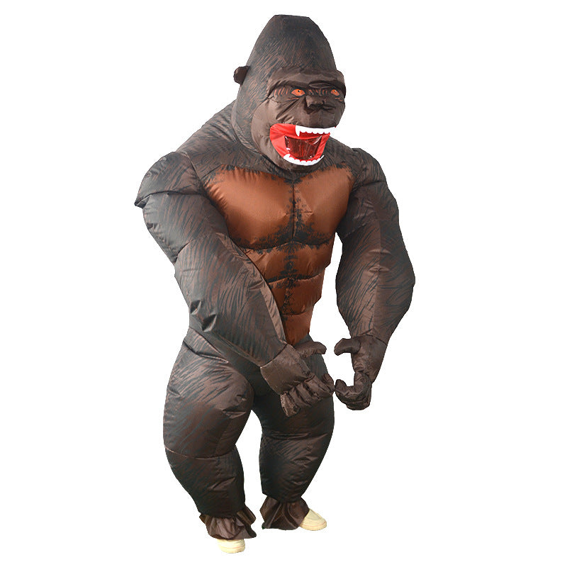 Monster Chimpanzee Inflatable Costume: Roar with Laughter!