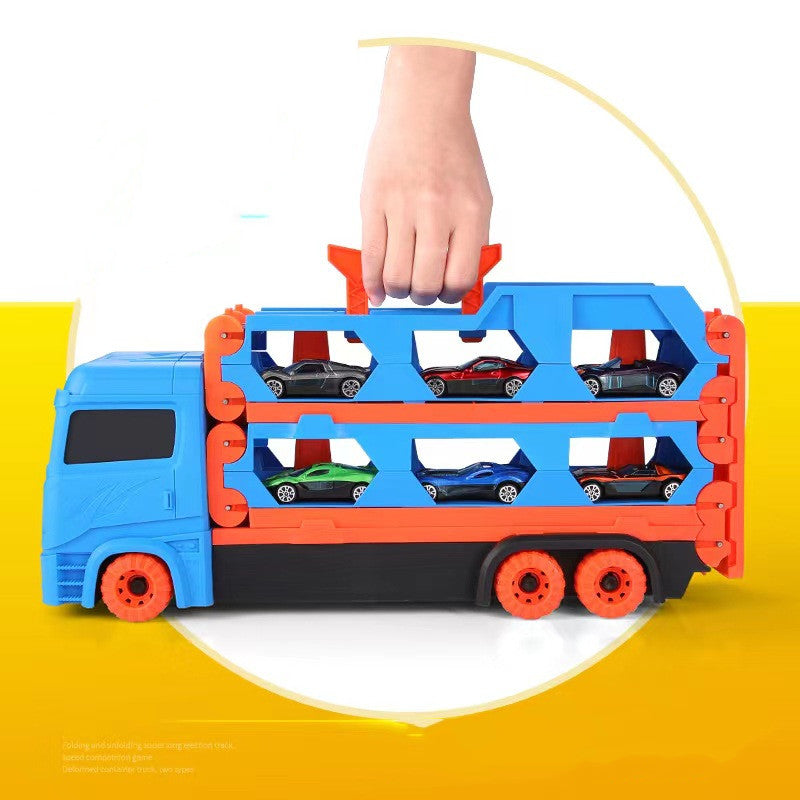 Mega Hauler Truck Adventure: Car Transporter Toys for Kids
