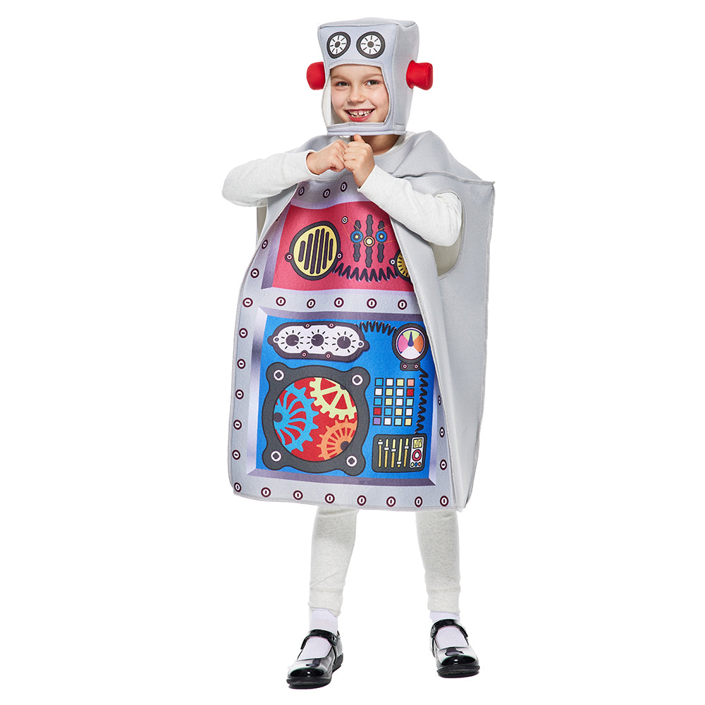 Kids' Unisex Robot Costume: Cosplay Fun for Boys and Girls!