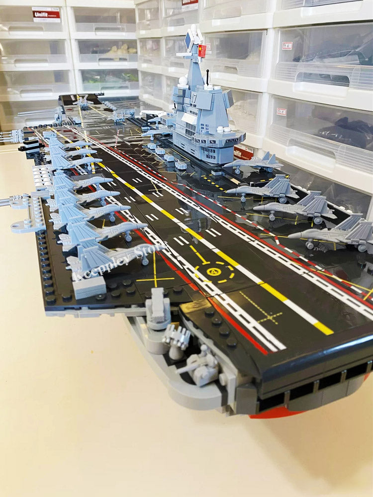 Block Shandong Aircraft Carrier Building Set