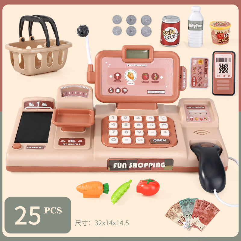Kids' Shopping Cash Register and Supermarket Toy Set