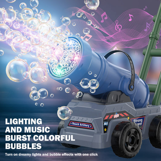 Bubble Blowing Tank Cart: Outdoor Fun for Kids