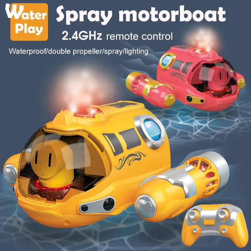 Remote Control Waterproof RC Boat: Splashy Fun for Kids