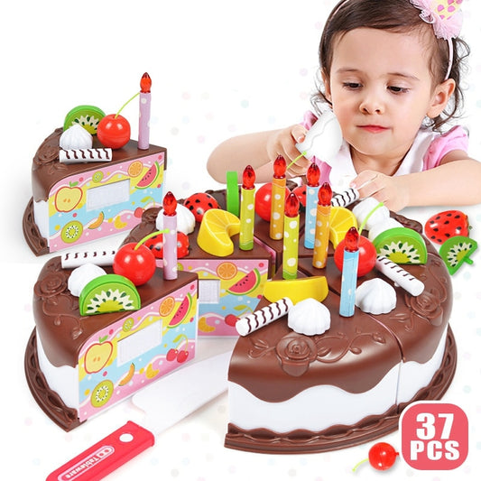 Birthday Cake Set for Imaginative Kitchen Play