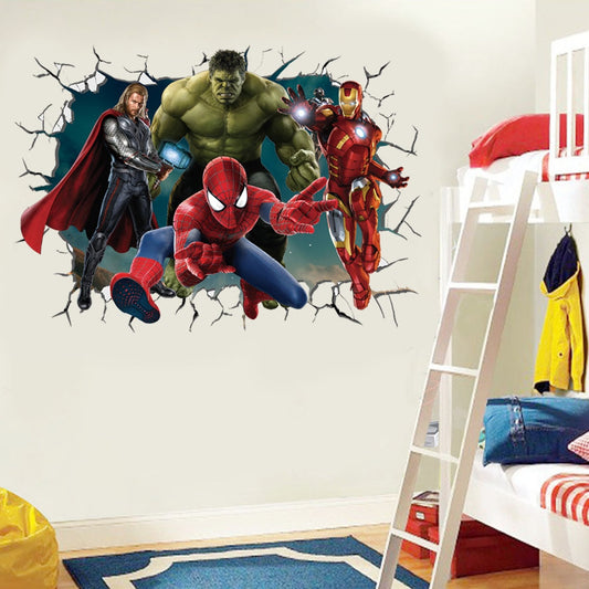 Avenger Heroes Wall Stickers - Fun Kids' Room Decor