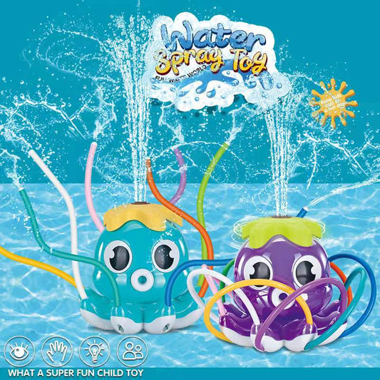 Interactive Water Spray Toy for Kids - Octopus/Whale Sprinkler