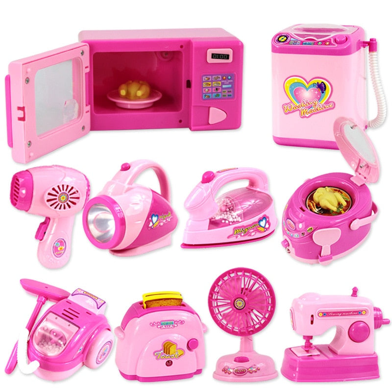 Mini Household Appliances Play Set for Kids
