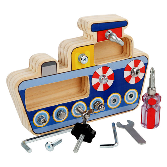Wood Screw Board Repair Toy - Hands-On Building Set for Kids